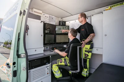Ablauf eines Kraneinsatzes in München