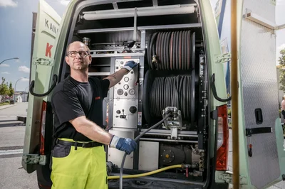 Kranarbeiten München mit Mobilkran im Einsatz