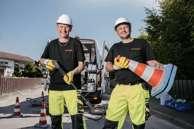 Mobilkran Vermietung in München auf Baustelle